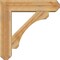 Ekena Millwork Legacy Craftsman Rough Sawn Bracket w/ Offset Brace, Western Red Cedar, 8"W x 32"D x 32"H BKT0806X32X32LEC04RWR - alternate 4